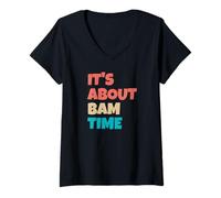Mujer Se Trata de Bam Time Camiseta Cuello V