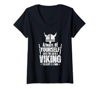 Mujer Sé tú Mismo, Excepto Que Puedes ser un Vikingo Camiseta Cuello V