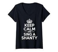 Mujer Sea Shanty Sea Shanties The Wellerman Sea Shanty Camiseta Cuello V