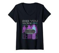 Mujer See You On The Other Side Skeleton Glow Camiseta Cuello V