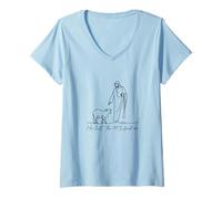 Mujer Seguidor de Jesucristo - Mateo 18-1 de 99 Camiseta Cuello V