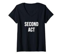 Mujer Segundo Acto Camiseta Cuello V