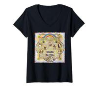 Mujer Segundo álbum de Ayuda de Lynyrd Skynyrd Art Retro 70s Faith Rock Camiseta Cuello V