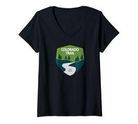 Mujer Sendero Colorado Camiseta Cuello V