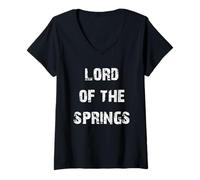 Mujer Señor de los manantiales Camiseta Cuello V