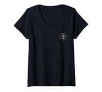 Mujer Señor Jesucristo Hijo de Dios Ten Misericordia de Mí Discreto Camiseta Cuello V