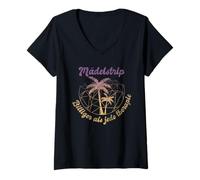 Mujer Señoras Rip Más Barato Que Cualquier Terapia JGA Besties Camiseta Cuello V