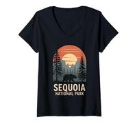 Mujer Sequoia National Park Camisa Vintage Sequoia Camisa Sequoia Camiseta Cuello V