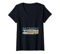 Mujer Servicio Nacional de Salud de Paterson Great Falls Camiseta Cuello V