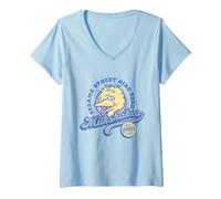 Mujer Sesame Street Big Bird, Bird Seed Milkshakes Camiseta Cuello V