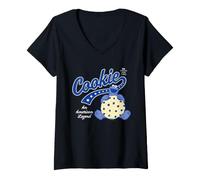 Mujer Sesame Street Cookie Monster An American Legend Camiseta Cuello V
