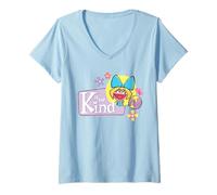 Mujer Sesame Street Street Beats K Is for Kind with Praire Dawn Camiseta Cuello V