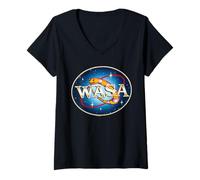 Mujer Sesame Street Worm WASA Camiseta Cuello V