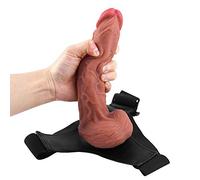 -Mùjêr Sëxúaleş Mastùṛbadoṛ Sèxtőyșè Dȋldồ ŜëxūåḷËș Mùjer con Çìňtūrôň 23 cm Pëňë RëåḷÌștå con Ventosa Sùave Måșåjëådôr ÇôňșôḷÅdôr Femenȋno Pëňë ḊìḷDô Ventosa Portatȋl para Hombre