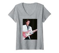 Mujer Shadows Hank Marvin Apache Guitar Legend Live 1989 Camiseta Cuello V
