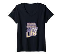 Mujer Shakespeare es mi lema de vida Camiseta Cuello V