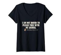 Mujer Shakespeare Merchant of Venice Cita Humor literario Camiseta Cuello V