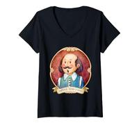 Mujer Shakespeare What You Egg - Cita Divertida de Literatura de Bardo Camiseta Cuello V