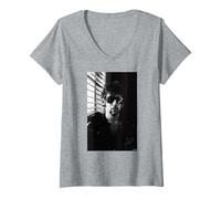 Mujer Shane McGowan El Cuento de Hadas Pogues de Nueva York por AJ Barratt Camiseta Cuello V