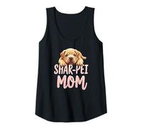 Mujer Shar Pei Mamá Perro Shar-Pei Mamá Lindo Cachorro Camiseta sin Mangas