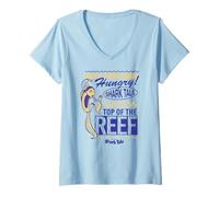 Mujer Shark Tale Oscar Don’t Swim Away Hungry Camiseta Cuello V