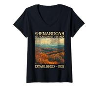 Mujer Shenandoah National Park | Virginia Camiseta Cuello V