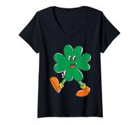 Mujer Shenanigan's coordinator Happy San Patricio Day Lucky Camiseta Cuello V