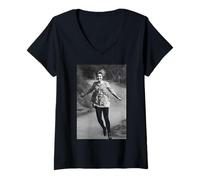 Mujer Sheryl Lee Laura Palmer Actriz de Twin Peaks por Michael Grecco Camiseta Cuello V
