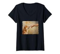 Mujer Shiba Inu Funny Camiseta Cuello V