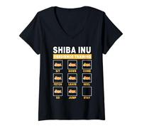 Mujer Shiba Inu Obedience Training Dog Guide To Trainer Funny Dog Camiseta Cuello V