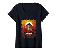 Mujer Shinobi: Art of Vengeance - Pasado de Moda Camiseta Cuello V