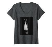 Mujer Shirley Bassey Singer en Vivo en Londres Goldfinger 1964 Camiseta Cuello V