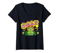 Mujer Shrek Emoji Love Can Get Ugly Camiseta Cuello V