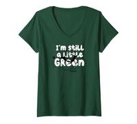 Mujer Shrek I’m Still a Little Green Camiseta Cuello V