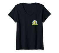 Mujer Shrek Merry Shrekmas Ho Ho Ho Front & Back Camiseta Cuello V