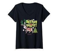 Mujer Shrek Sleigh What Donkey Camiseta Cuello V