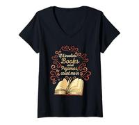 Mujer Si Incluye Libros Y Pijamas, Cuéntenme Camiseta Cuello V
