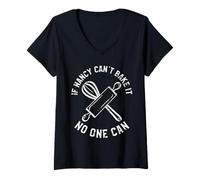 Mujer Si Nancy no Puede hornearlo, Nadie Puede nombrar a Nancy Camiseta Cuello V