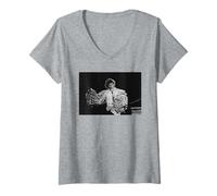 Mujer Si volviera a amar era Barry Manilow 1981 Camiseta Cuello V