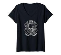Mujer Sic Semper Tyrannis Camiseta Cuello V