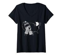 Mujer Signo de Jonás Eclipse Rev 12 US X Mark The Spot Matthew 16 4 Camiseta Cuello V