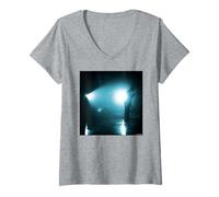 Mujer Silueta de Escenario de Frank Sinatra por Michael Grecco Camiseta Cuello V