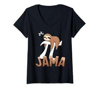 Mujer Símbolo Pi Perezoso Durmiendo En Número Símbolo 3.14 Feliz Día Pi Camiseta Cuello V