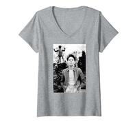 Mujer Simple Minds Jim Kerr Don't You Vocalista por Virginia Turbett Camiseta Cuello V