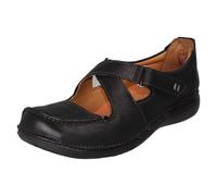 Mujer sin Estructura Por Clarks Gancho y Lazo Informal Zapatos un Loop Tira