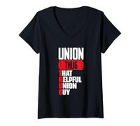 Mujer Sindicalista Thug That Útil Sindicato Guy Día del Trabajo del Trabajador Sindical Camiseta Cuello V