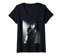 Mujer Siouxsie Sioux y Las Banshees Tiro en Vivo Martin O'Neill Camiseta Cuello V