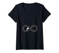 Mujer Sísifo/Eternal Boulder/Camus Sísifo/Absurdo Estoico Camiseta Cuello V