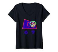 Mujer Six Seven 6 7 Basketball Meme Hoop Design Camiseta Cuello V