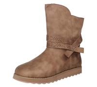 Mujer Skechers Cálido Tech Espuma Viscoelástica Botas Keepsakes 2.0 Noche Peaks